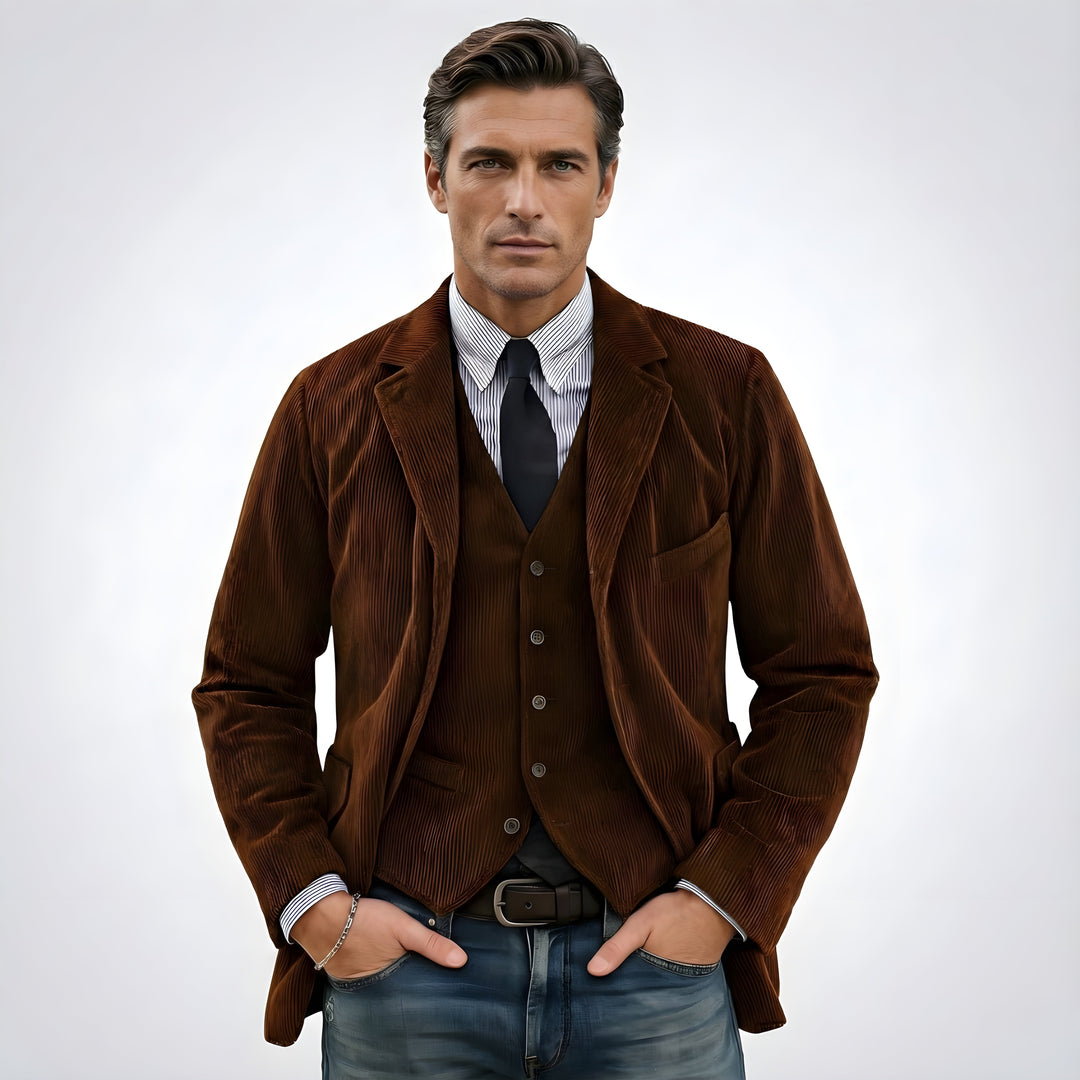 Alessandro™ | Completo 2 pezzi: Blazer e Gilet
