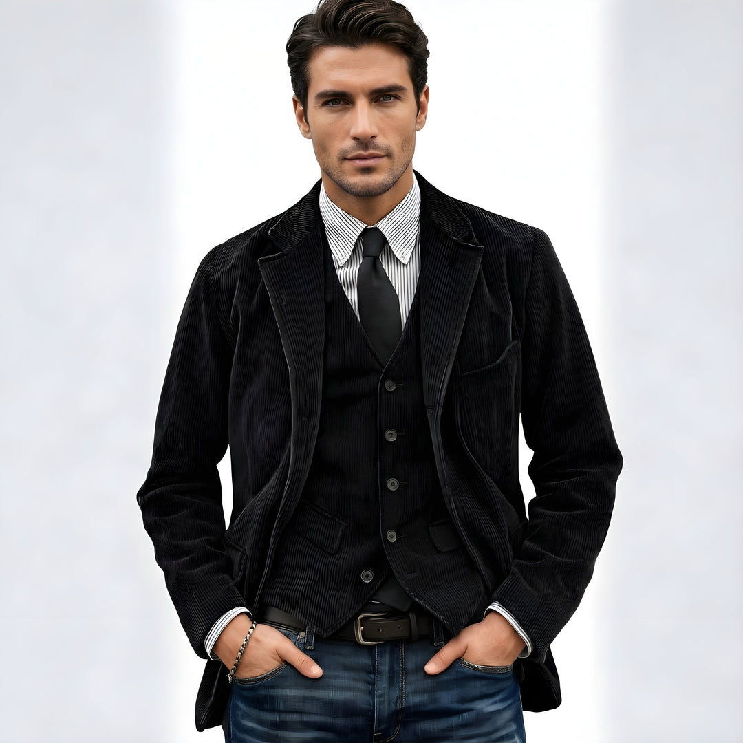 Alessandro™ | Completo 2 pezzi: Blazer e Gilet