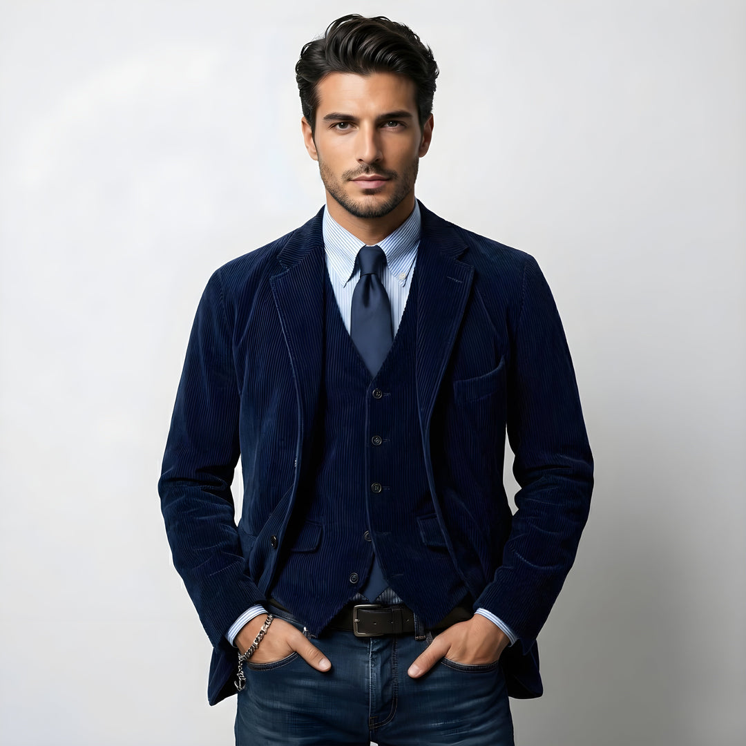 Alessandro™ | Completo 2 pezzi: Blazer e Gilet
