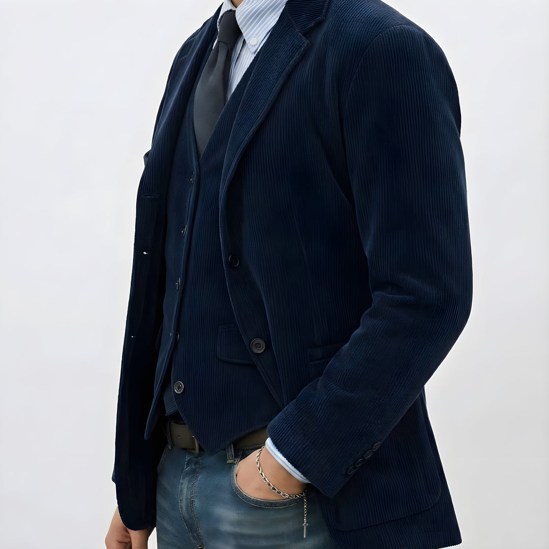 Alessandro™ | Completo 2 pezzi: Blazer e Gilet