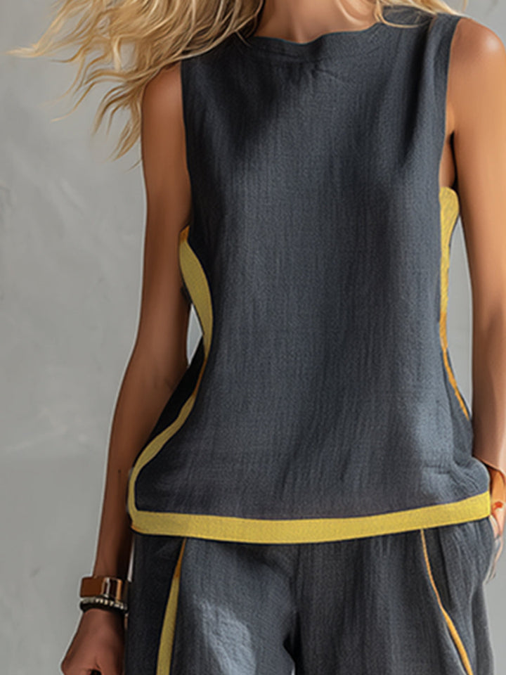 Cecilia™ | Coordinato Due Pezzi in Lino