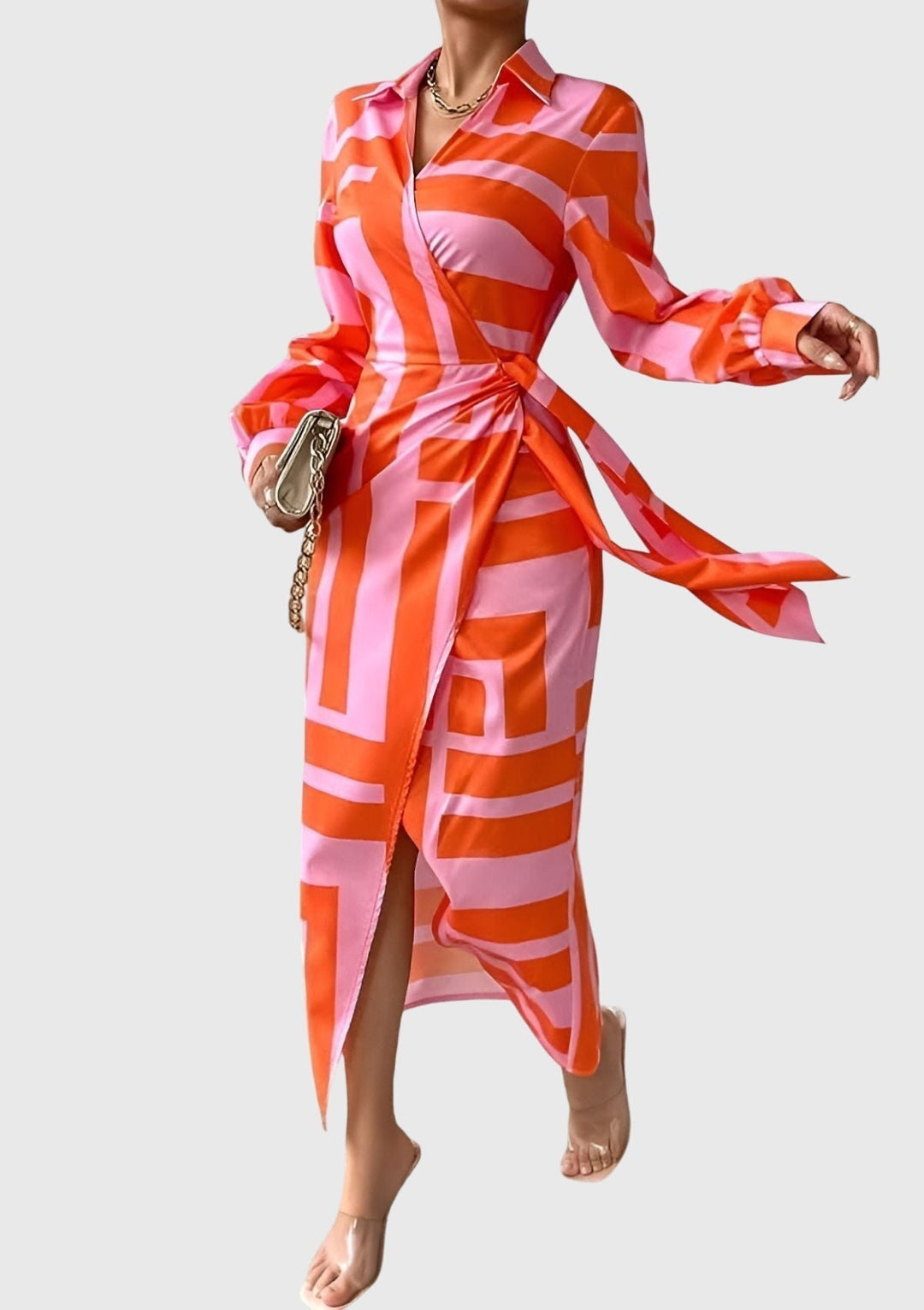 AURORA - Elegante vestito stampato