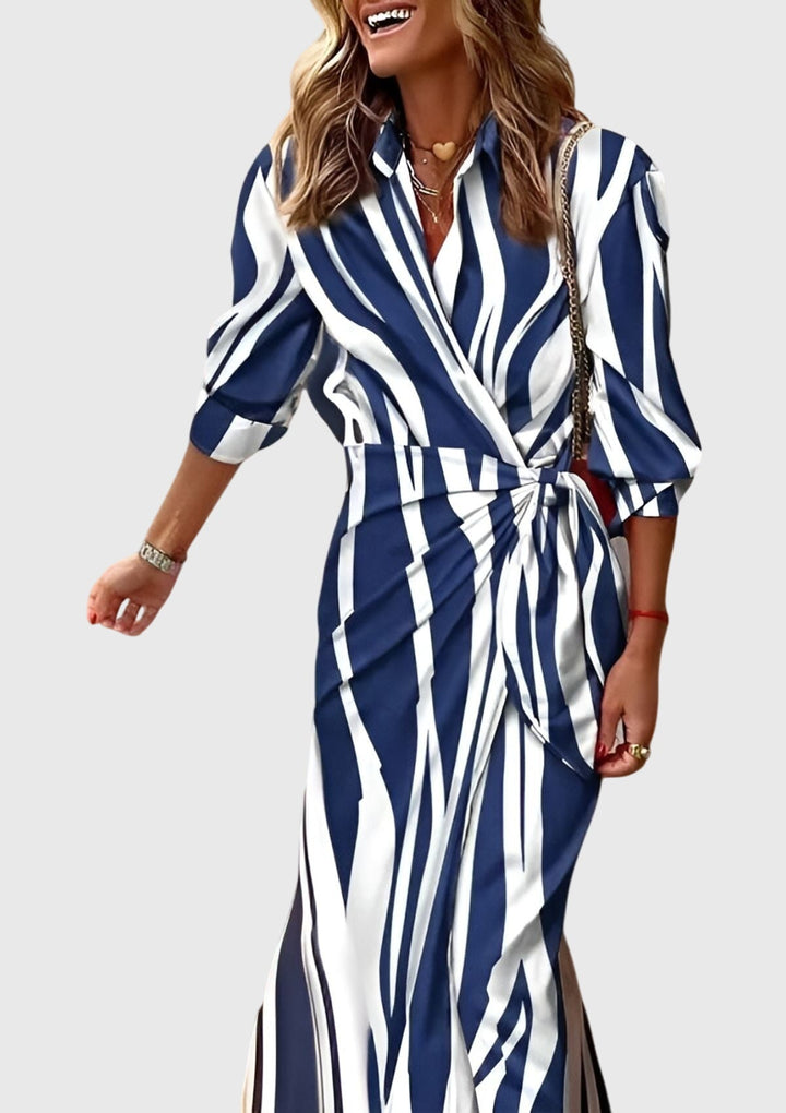 AURORA - Elegante vestito stampato