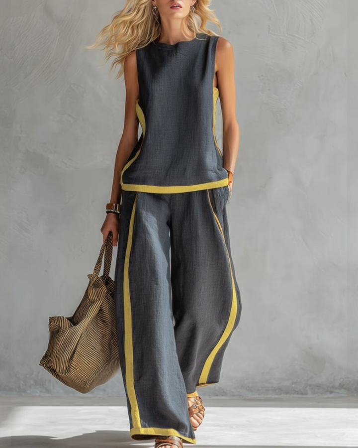 Cecilia™ | Coordinato Due Pezzi in Lino