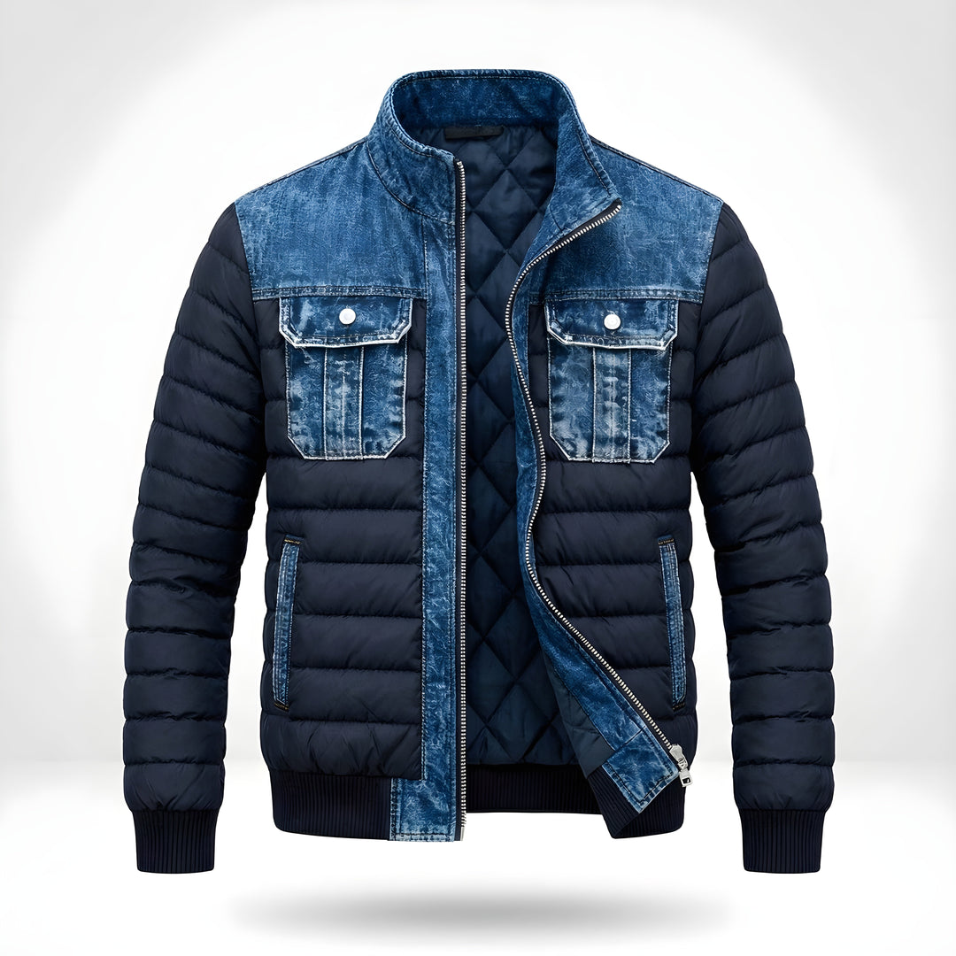 Bruno™ | Giacca Invernale Imbottita in Denim