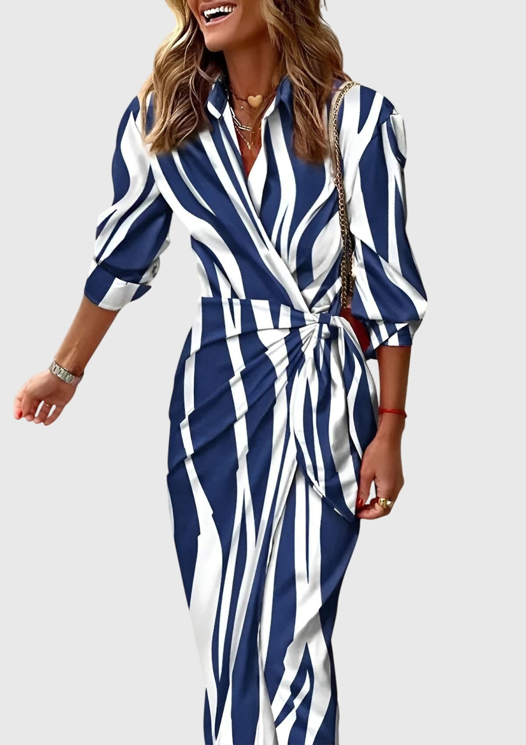 AURORA - Elegante vestito stampato