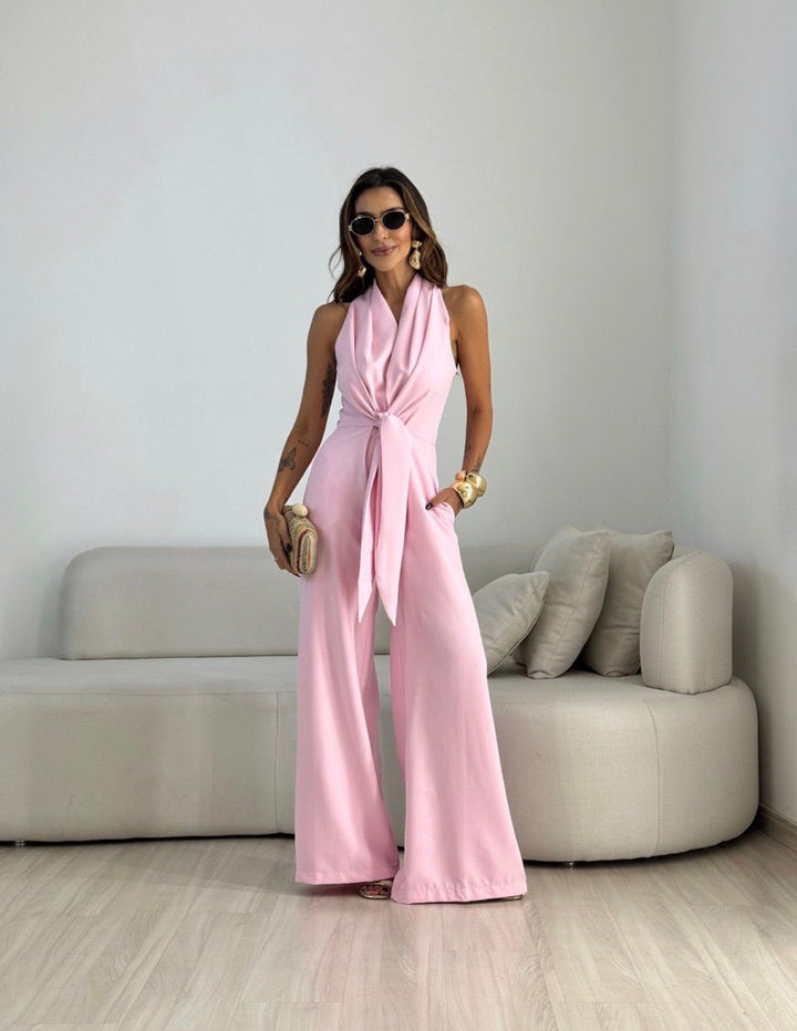 Amara™ | Tuta Elegante con Scollo a V