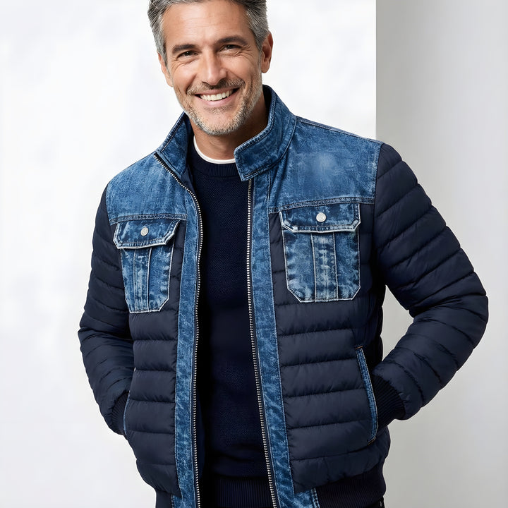 Bruno™ | Giacca Invernale Imbottita in Denim