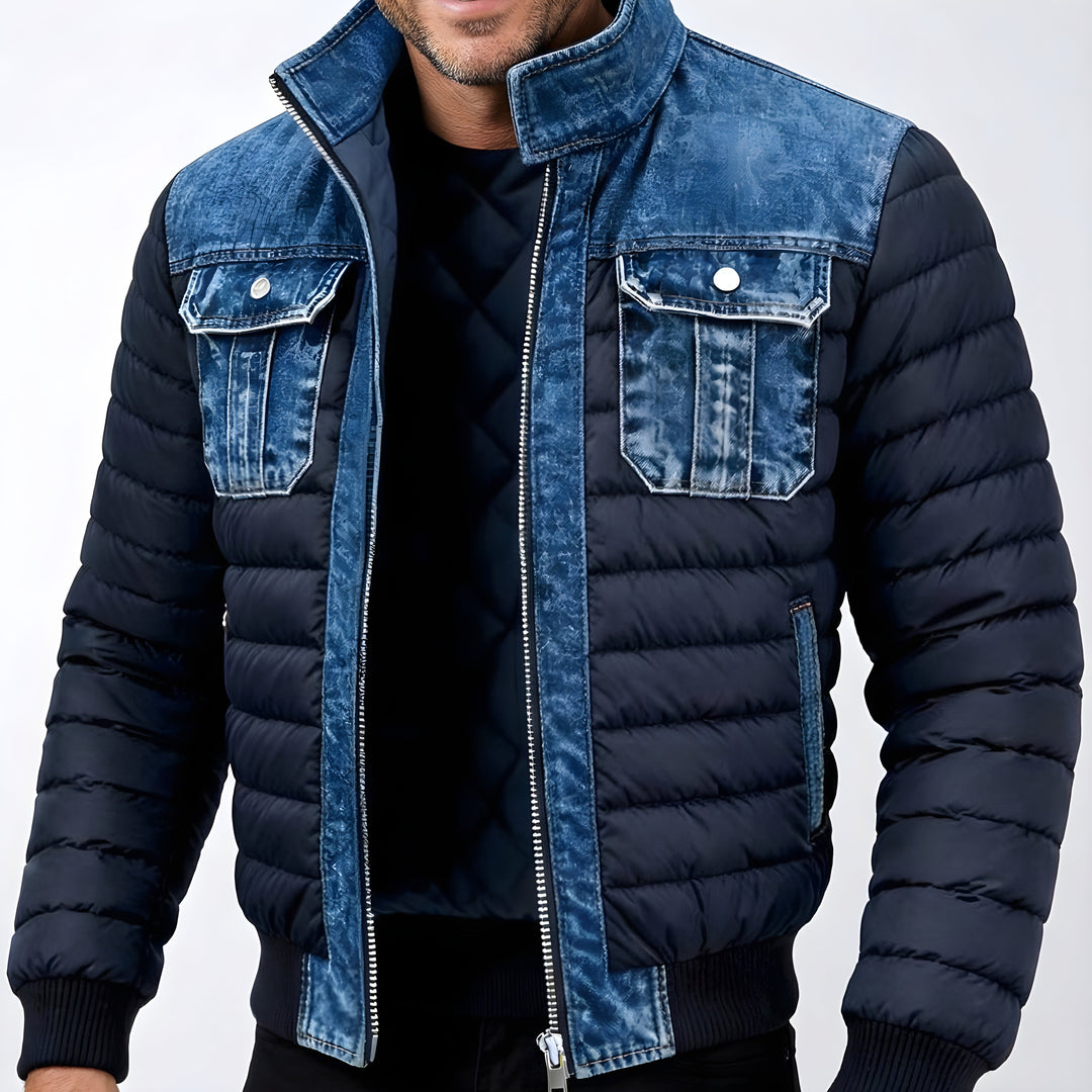 Bruno™ | Giacca Invernale Imbottita in Denim