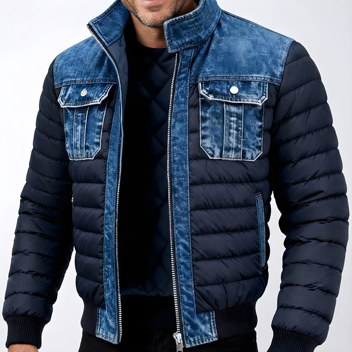 Bruno™ | Giacca Invernale Imbottita in Denim