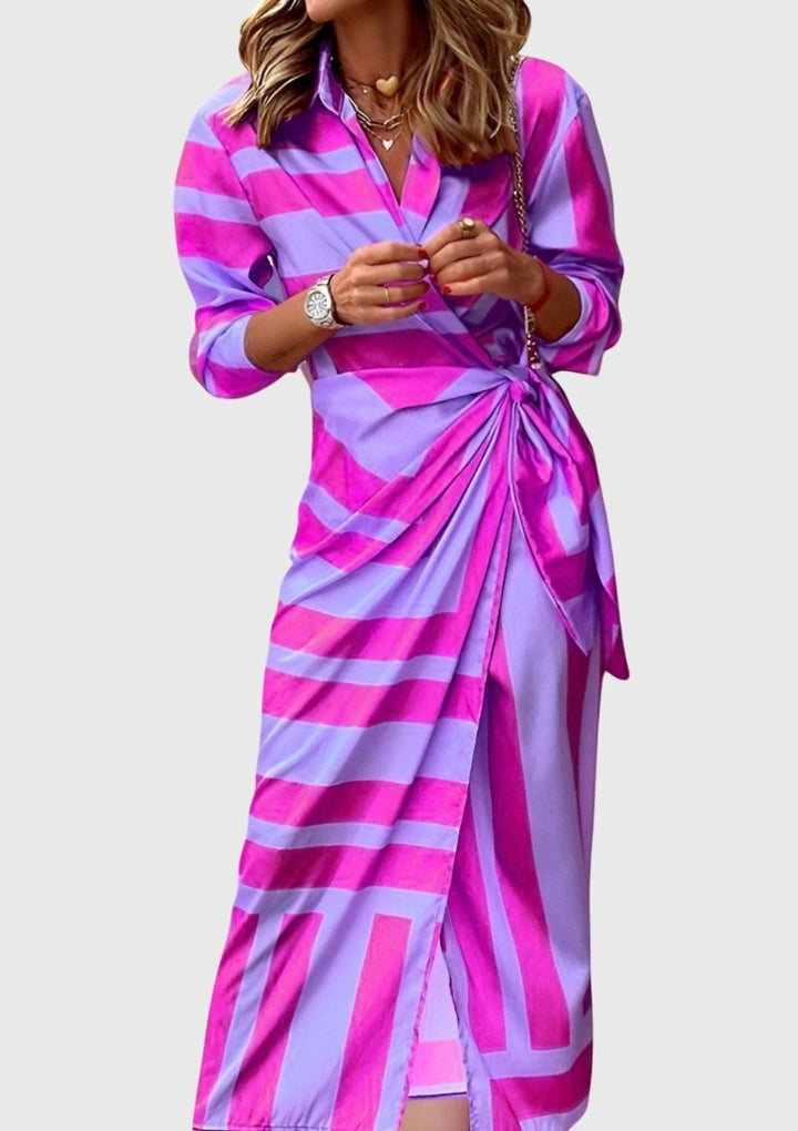 AURORA - Elegante vestito stampato