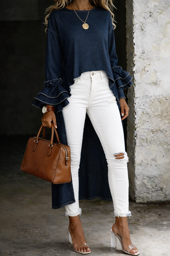 Alessia - Camicia denim casual