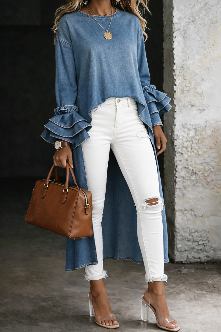 Alessia - Camicia denim casual