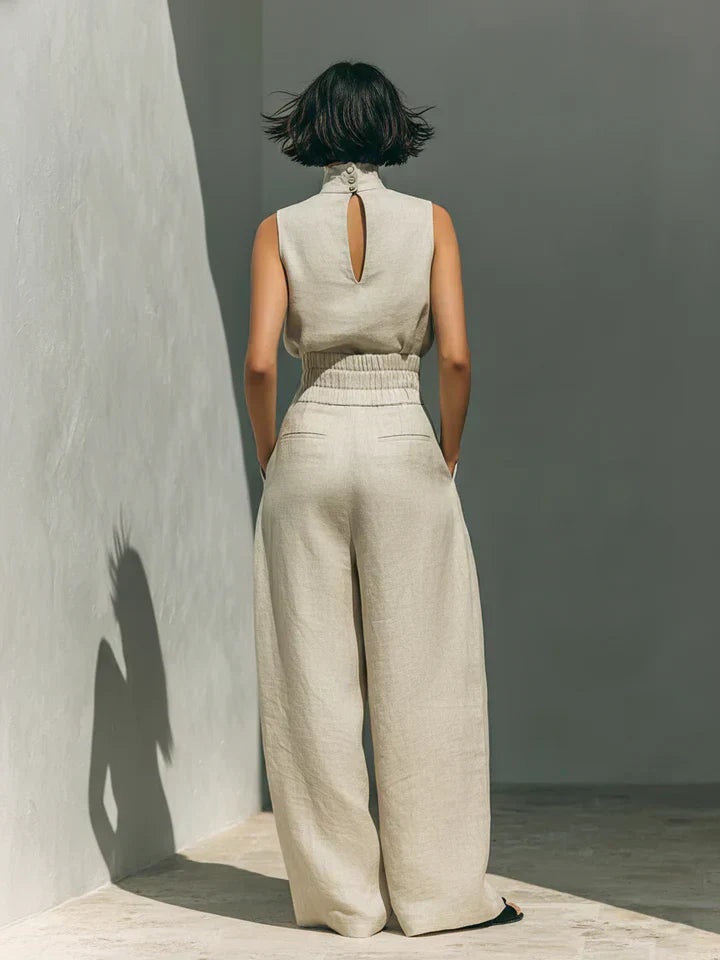 Amelia - Ensemble Blusa e Pantalone Largo