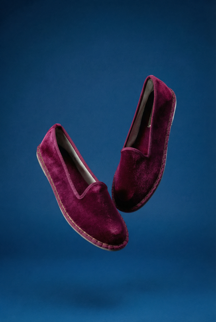 Velluto Chic – Pantofole Friulane in Velluto
