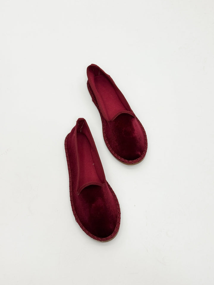 Velluto Chic – Pantofole Friulane in Velluto