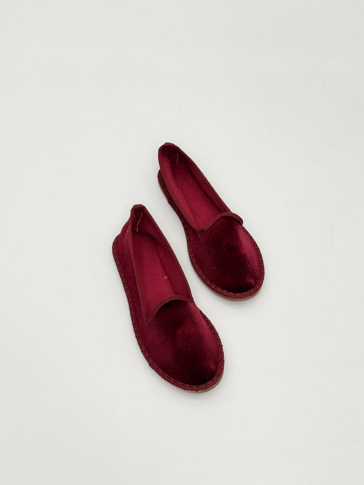 Velluto Chic – Pantofole Friulane in Velluto