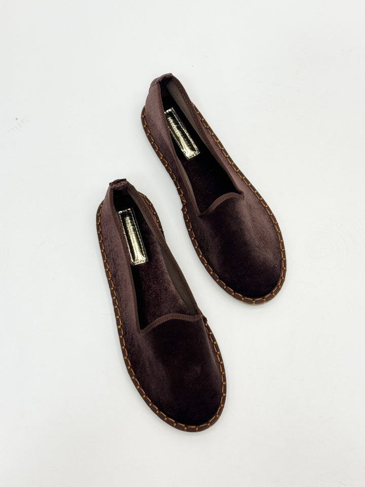 Velluto Chic – Pantofole Friulane in Velluto