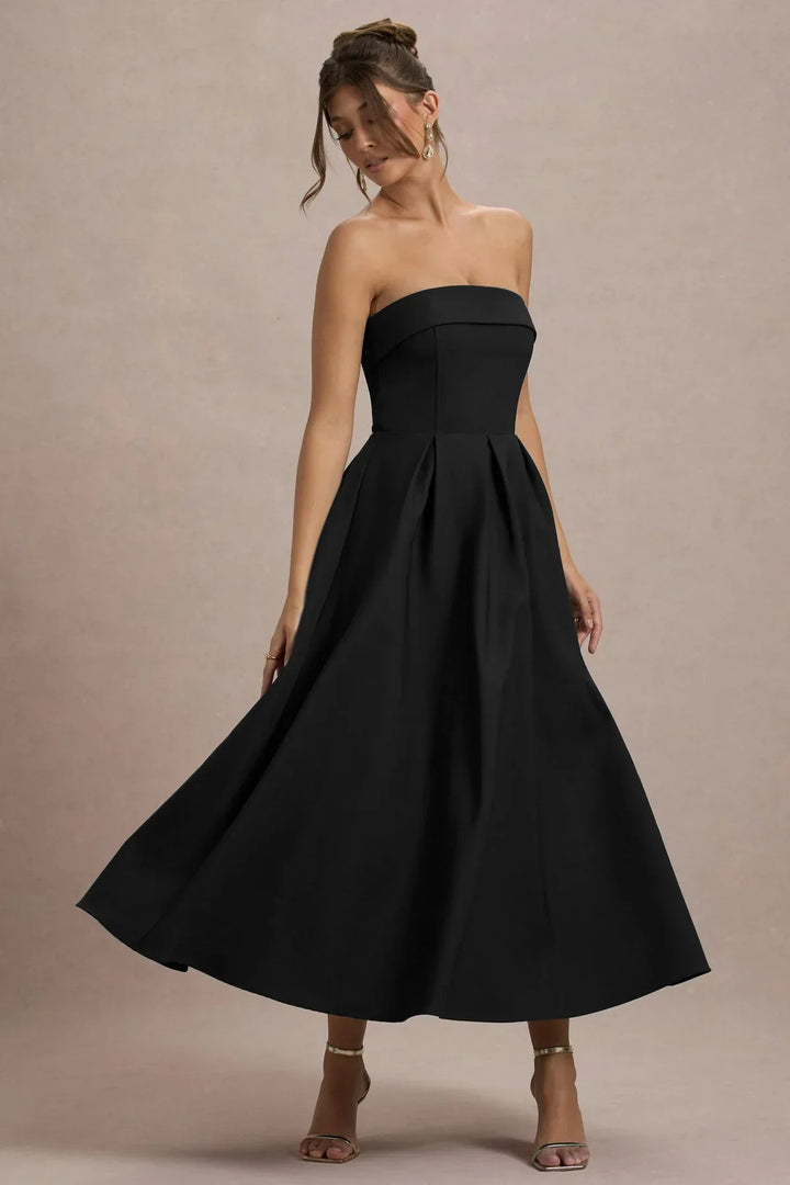 Annalisa™ | Vestito Midi con Spalle Scoperte