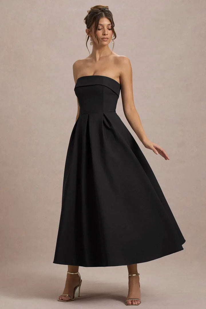 Annalisa™ | Vestito Midi con Spalle Scoperte