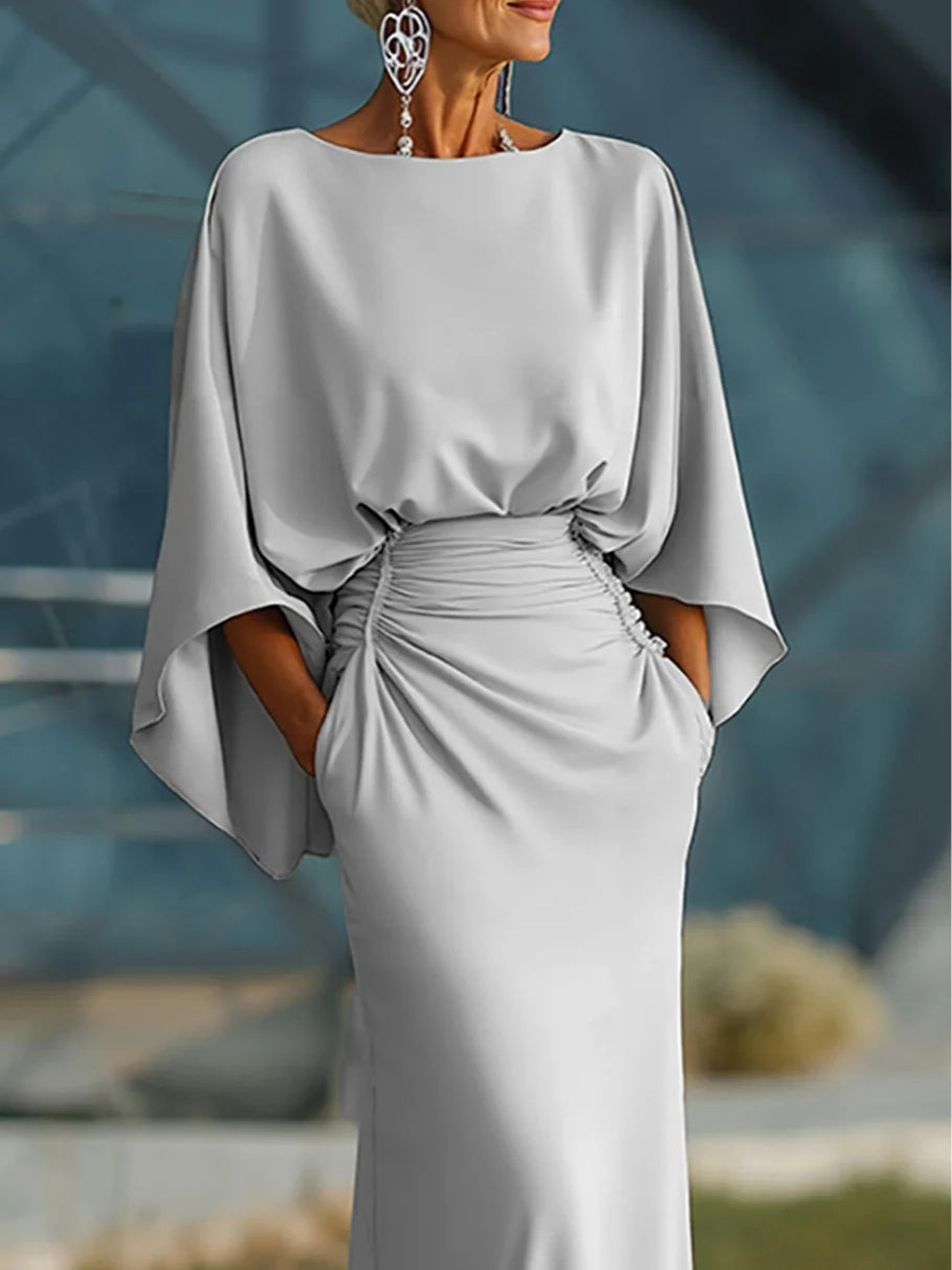Clara - Abito Elegante con Scollo a V e Schiena Scoperta