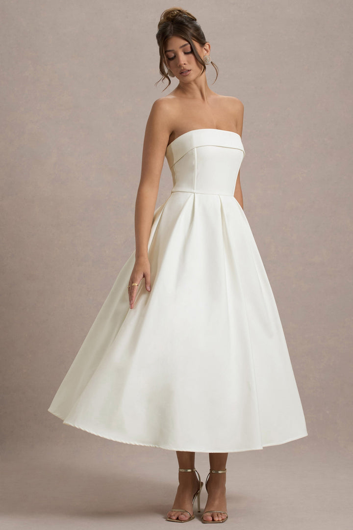 Annalisa™ | Vestito Midi con Spalle Scoperte