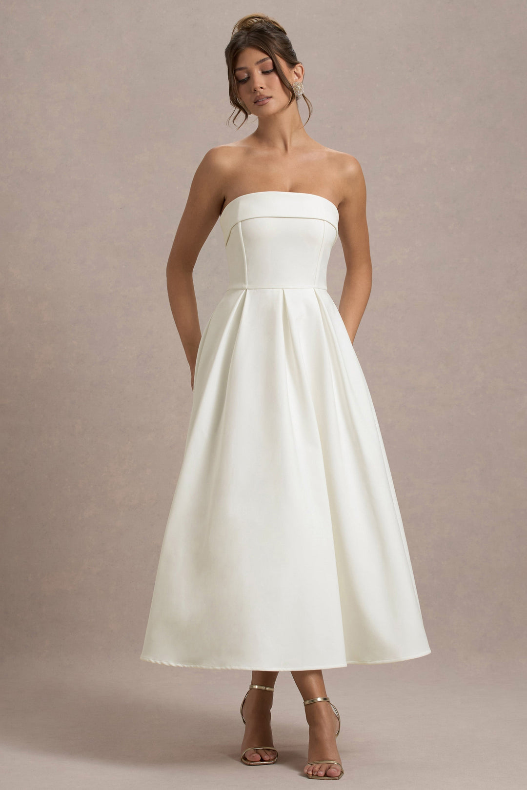 Annalisa™ | Vestito Midi con Spalle Scoperte