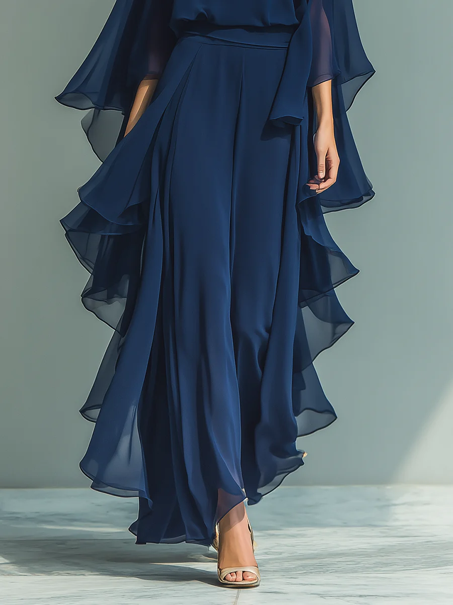 Aurora™ | Coordinato Elegante in Chiffon