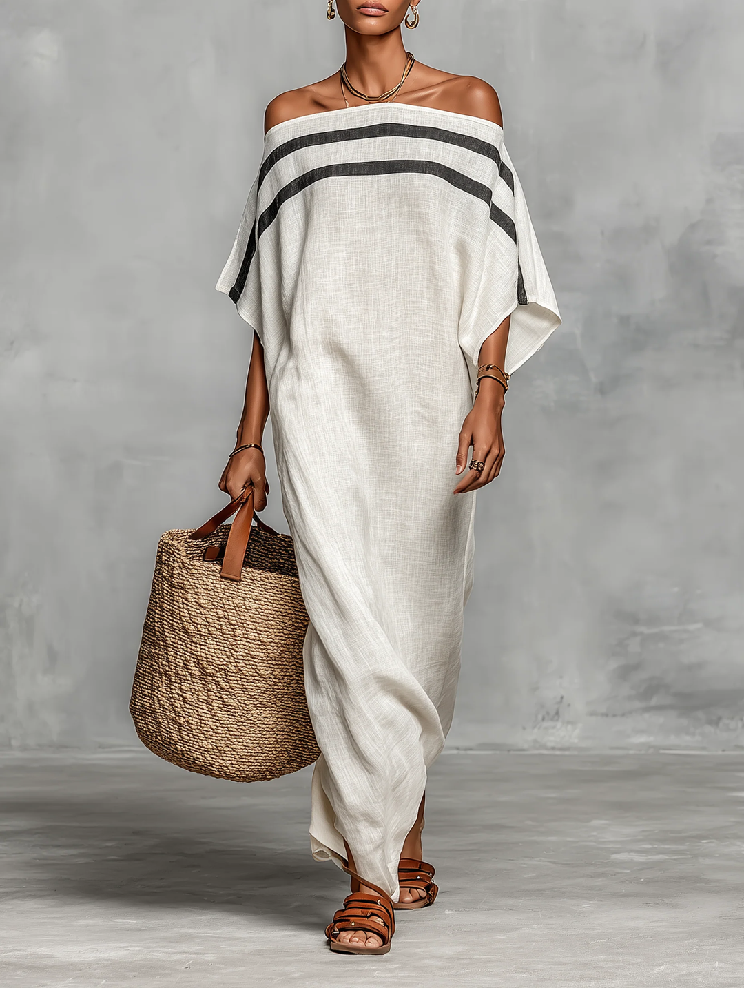 Avelina - Caftan Spalle Scoperte