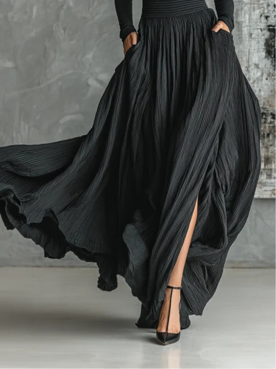 Alice - Completo elegante con gonna plissé