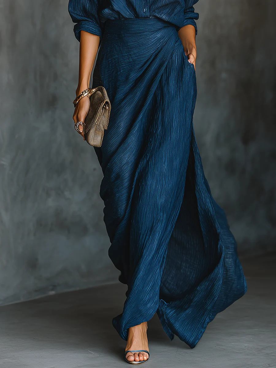 Beatrice || Completo elegante con gonna lunga