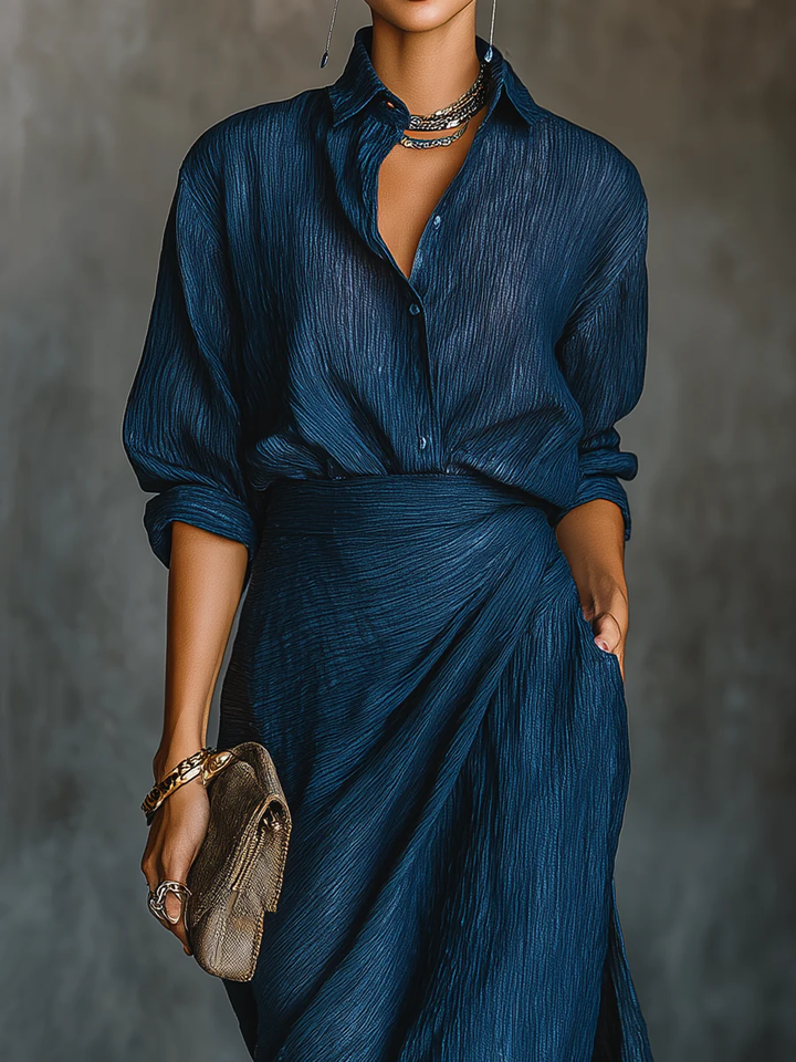 Beatrice || Completo elegante con gonna lunga