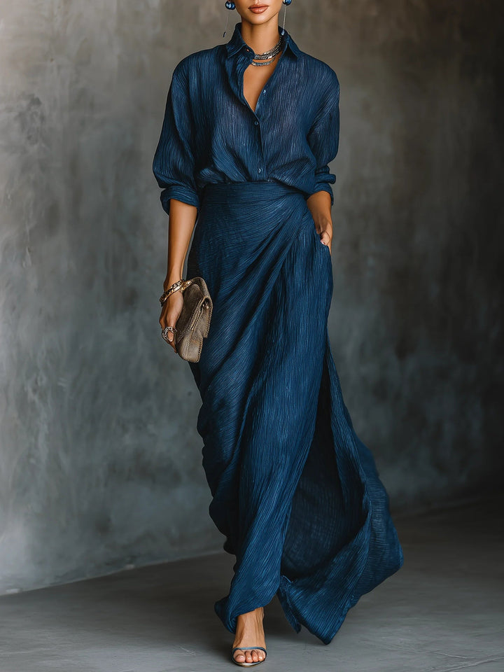 Beatrice || Completo elegante con gonna lunga