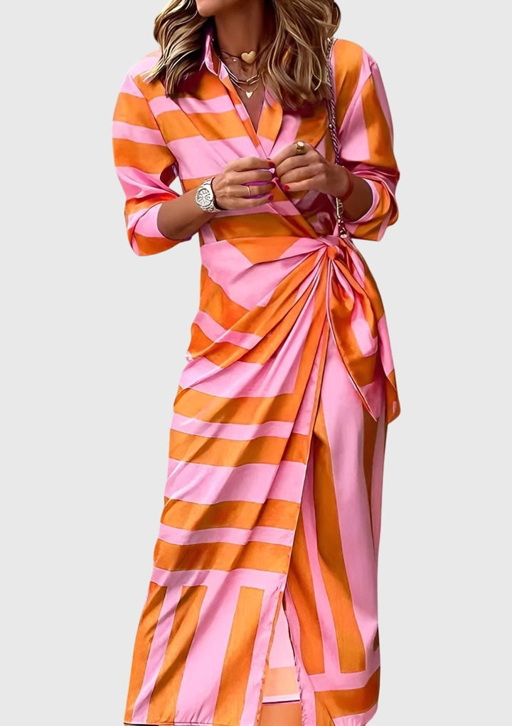 AURORA - Elegante vestito stampato