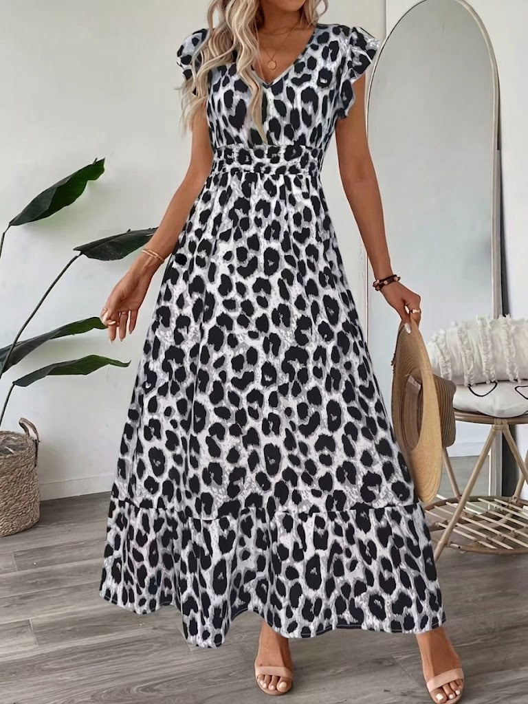 Candela™ | Maxi Abito Baroque con Scollo a V
