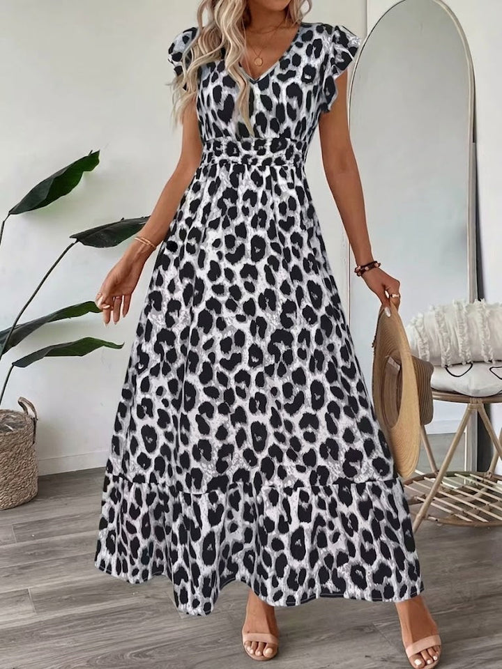 Candela™ | Maxi Abito Baroque con Scollo a V