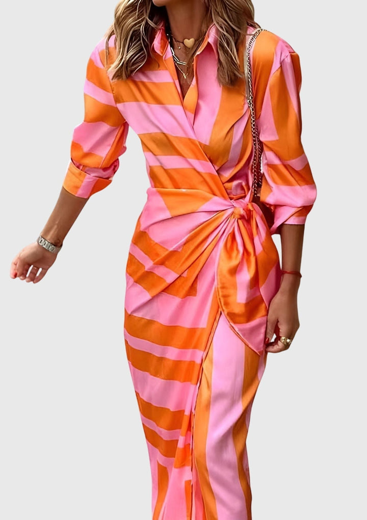 AURORA - Elegante vestito stampato