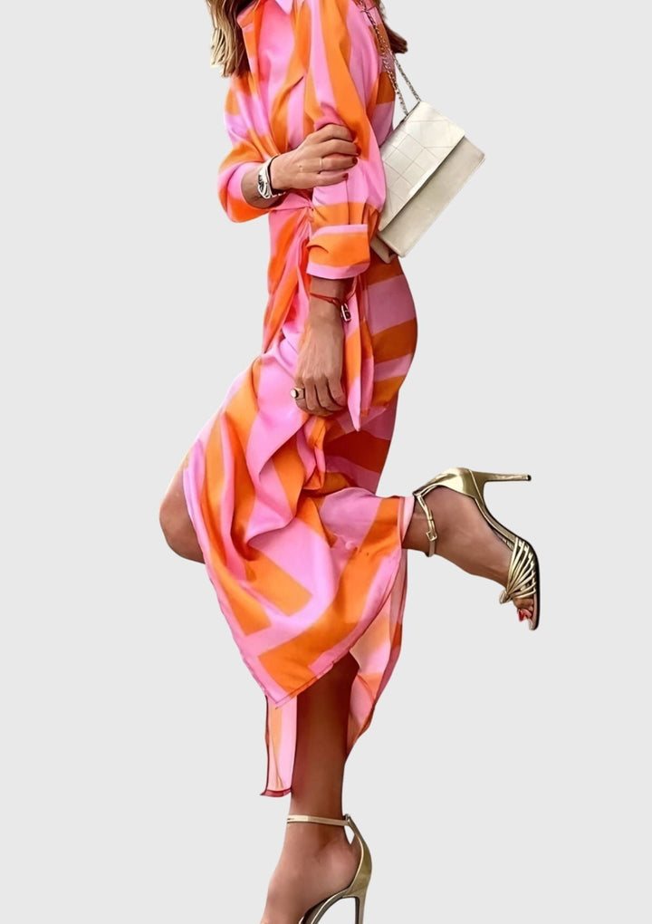 AURORA - Elegante vestito stampato