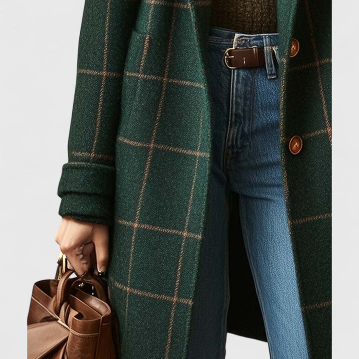 Sally – Cappotto a Quadri Classico