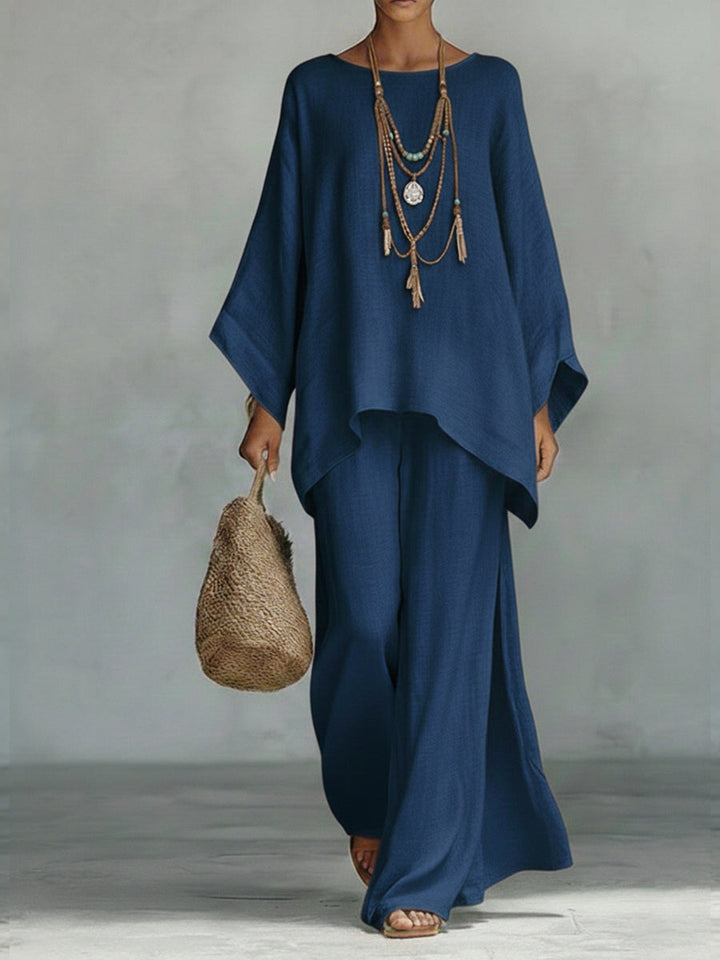 Arianna™ | Coordinato Ampio in Cotone e Lino