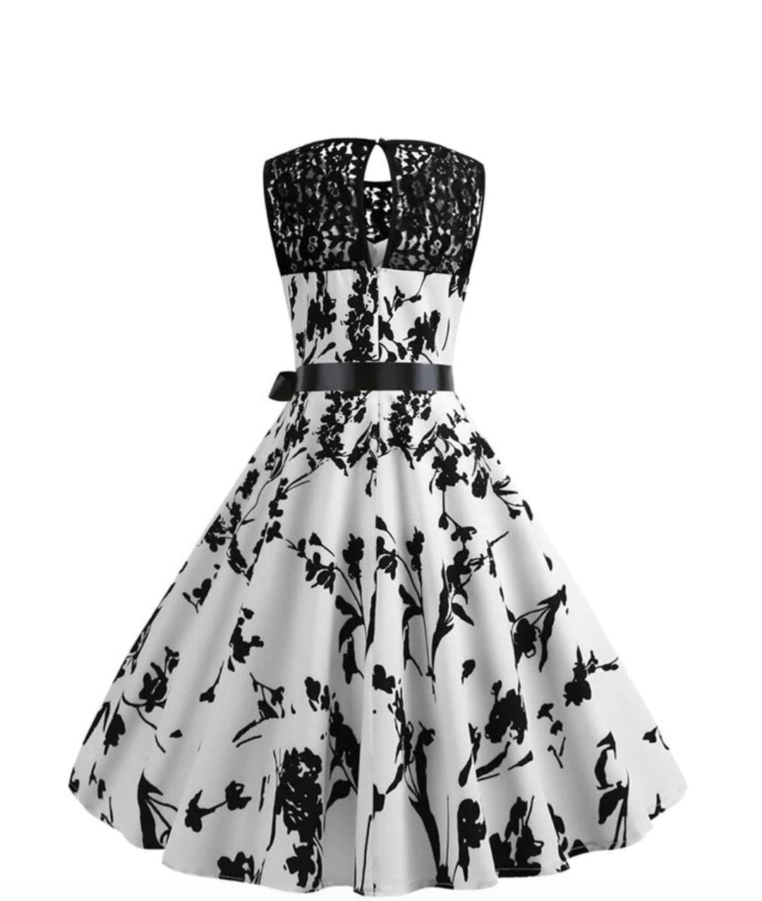 Abito rockabilly in pizzo