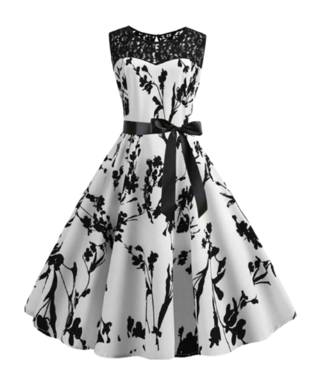 Abito rockabilly in pizzo